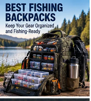 Best Fishing Backpack With Rod Holders: Carry Tackle and Keep Both Hands Free editorial fishing gear image