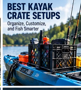 Best Kayak Fishing Crate Setup: BlackPak Pro, Milk Crate or Soft Bag? editorial fishing gear image