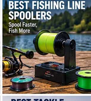 Best Fishing Line Spooler: Stop Twisting Spinning Reels and Chasing Line Spools Across the Floor editorial fishing gear image