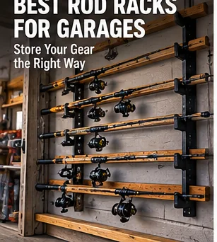 Best Fishing Rod Rack for a Garage: Horizontal, Vertical or Ceiling Storage? editorial fishing gear image